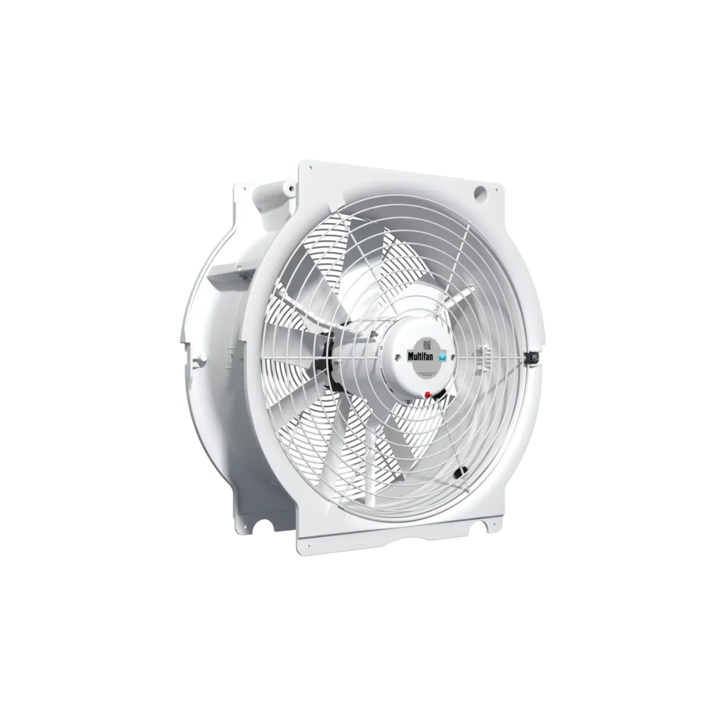 multifan horizontal circulation fan 50 cm 8 blade för stallventilation